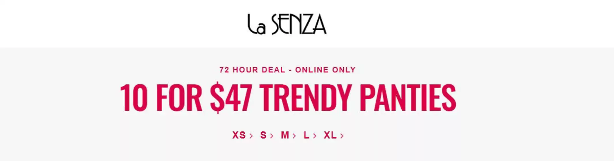 Catálogo La Senza | Ofertas Especiales | 2026-05-04T00:00:00.000Z - 2026-05-06T00:00:00.000Z