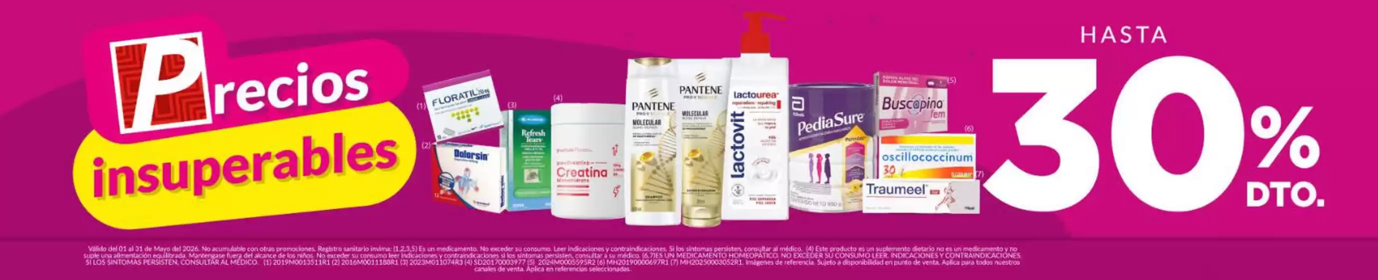 Catálogo Farmacias Pasteur en Soacha | Precios Insuperables Hasta 30% OFF | 2026-05-05T00:00:00.000Z - 2026-05-31T00:00:00.000Z
