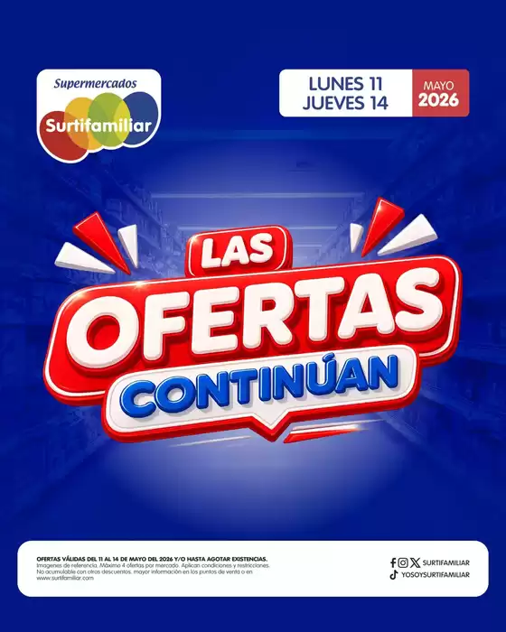 Catálogo Surtifamiliar | Ofertas principales para ahorradores | 2026-05-11T00:00:00.000Z - 2026-05-14T00:00:00.000Z