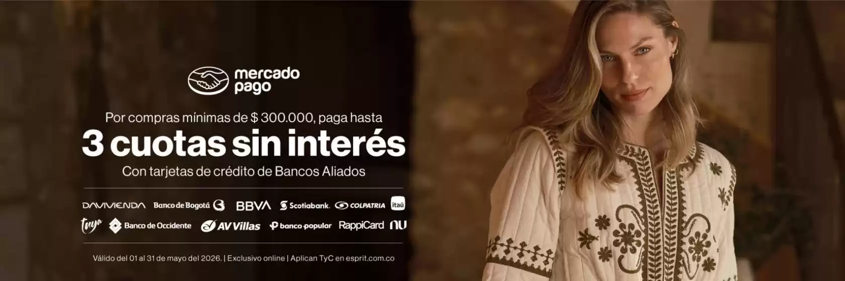 Catálogo Esprit en Nechí | 3 Cuotas sin Interés | 2026-05-12T00:00:00.000Z - 2026-05-31T00:00:00.000Z