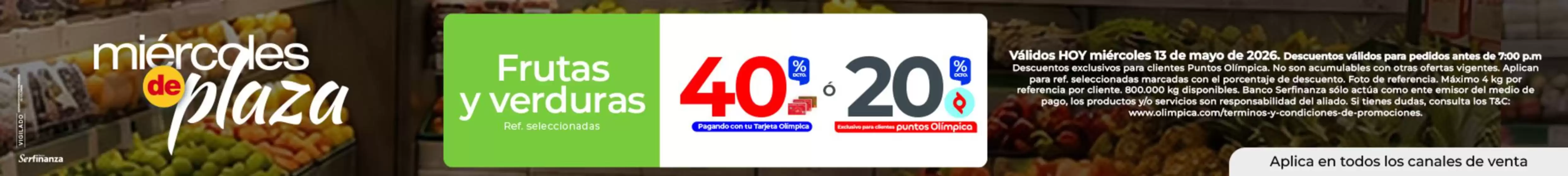 Catálogo Olímpica en Marinilla | Promociones actuales | 2026-05-13T00:00:00.000Z - 2026-05-13T00:00:00.000Z