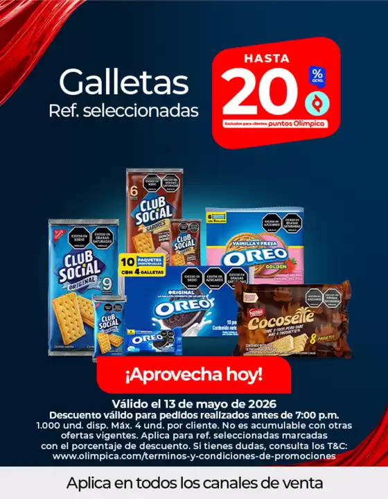Catálogo Olímpica en Marinilla | Ofertas principales y descuentos | 2026-05-13T00:00:00.000Z - 2026-05-13T00:00:00.000Z