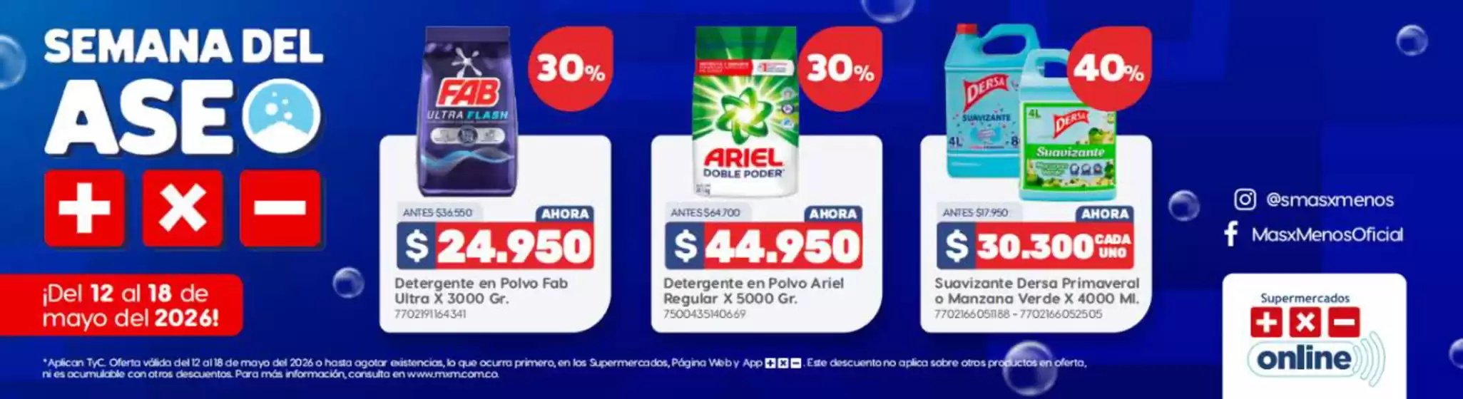 Catálogo Más x Menos en Marinilla | Semana del ASE | 2026-05-13T00:00:00.000Z - 2026-05-18T00:00:00.000Z