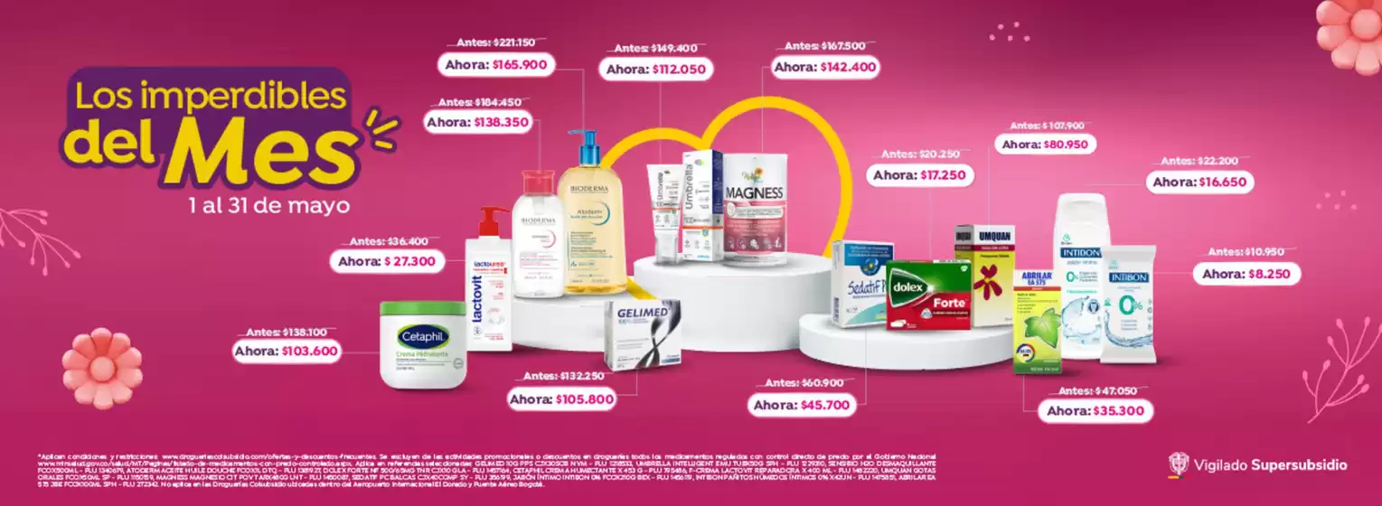 Catálogo Droguerías Colsubsidio en Chía | Excelente oferta para cazadores de gangas | 2026-05-01T00:00:00.000Z - 2026-05-31T00:00:00.000Z
