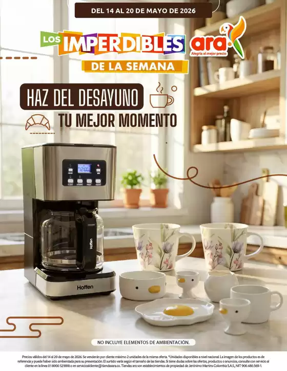 Catálogo Ara en Valledupar | IMPERDIBLES S20 AF | 2026-05-14T00:00:00.000Z - 2026-05-20T00:00:00.000Z