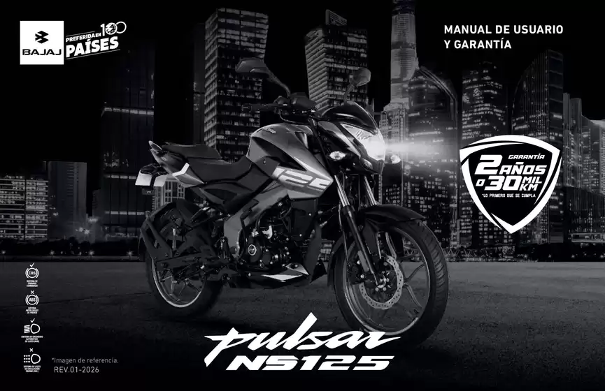 Catálogo Bajaj en Cali | Bajaj Pulsar NS 125 | 2026-05-15T00:00:00.000Z - 2027-06-30T00:00:00.000Z