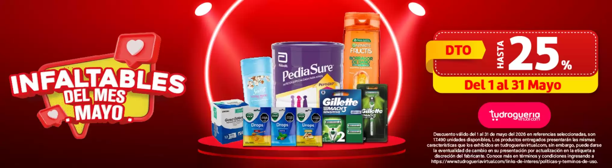 Catálogo Tu Droguería Virtual en Cajicá | Ofertas principales y descuentos | 2026-05-01T00:00:00.000Z - 2026-05-31T00:00:00.000Z