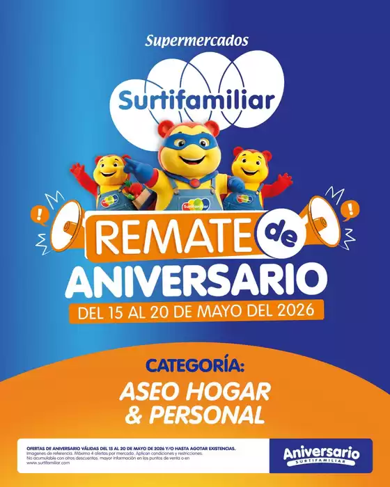 Catálogo Surtifamiliar en Soacha | Gangas exclusivas | 2026-05-15T00:00:00.000Z - 2026-05-20T00:00:00.000Z
