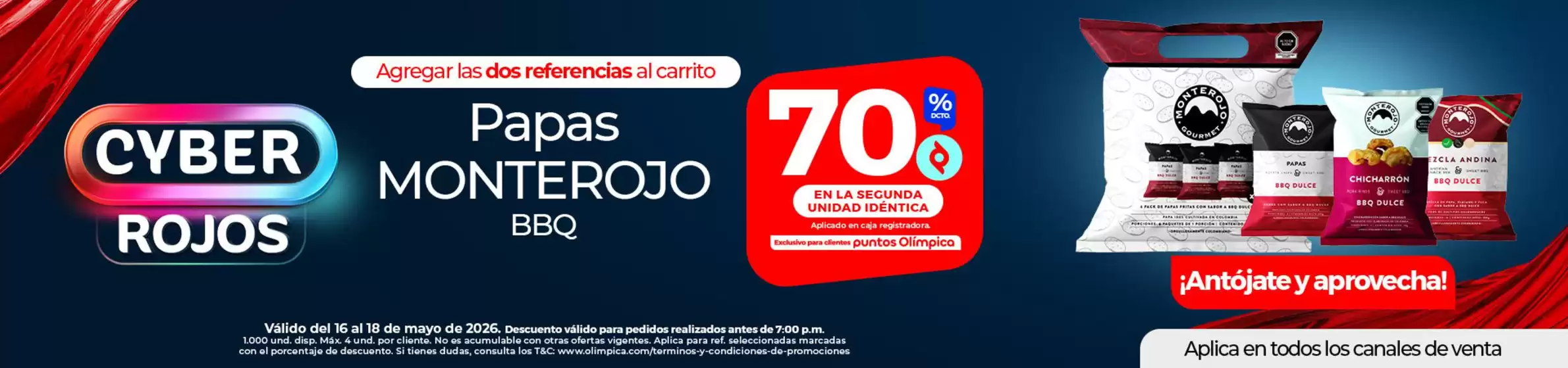 Catálogo Olímpica | Ofertas principales y descuentos | 2026-05-16T00:00:00.000Z - 2026-05-18T00:00:00.000Z