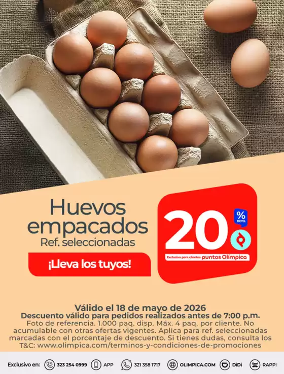 Catálogo Olímpica en Mosquera Cundinamarca | Ahorra ahora con nuestras ofertas | 2026-05-18T00:00:00.000Z - 2026-05-18T00:00:00.000Z