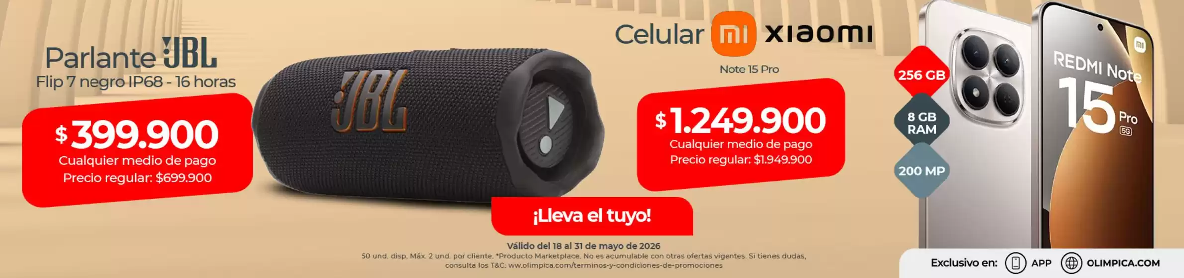 Catálogo Olímpica en Mosquera Cundinamarca | Promociones actuales | 2026-05-18T00:00:00.000Z - 2026-05-31T00:00:00.000Z