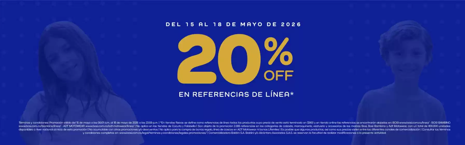 Catálogo Bosi Bambino | Weekend Sale 20% OFF | 2026-05-18T00:00:00.000Z - 2026-05-18T00:00:00.000Z
