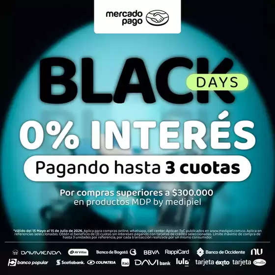 Catálogo MediPiel | Black Days 0 interes pagando hasta 3 cuotas | 2026-05-19T00:00:00.000Z - 2026-07-15T00:00:00.000Z