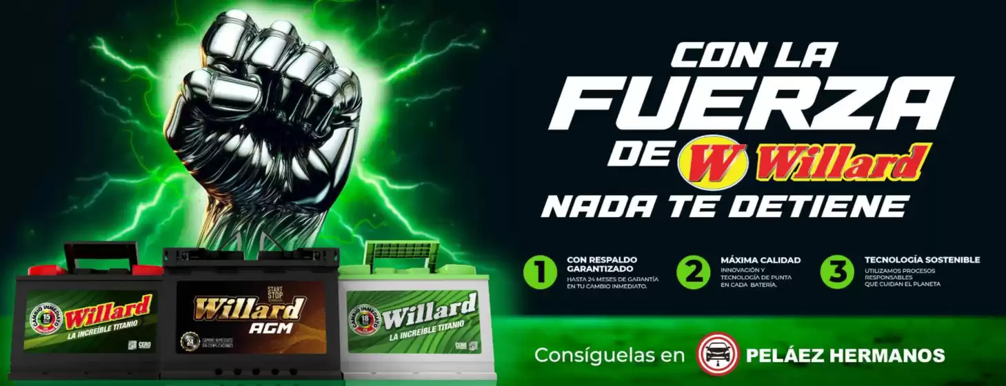 Con la fuerza de Willard nada te detiene 