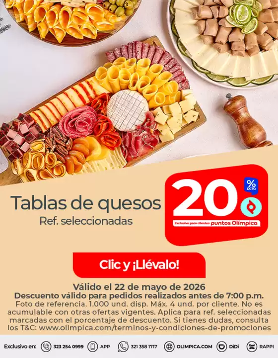 Catálogo Olímpica en Bogotá | Excelente oferta para todos los clientes | 2026-05-22T00:00:00.000Z - 2026-05-22T00:00:00.000Z