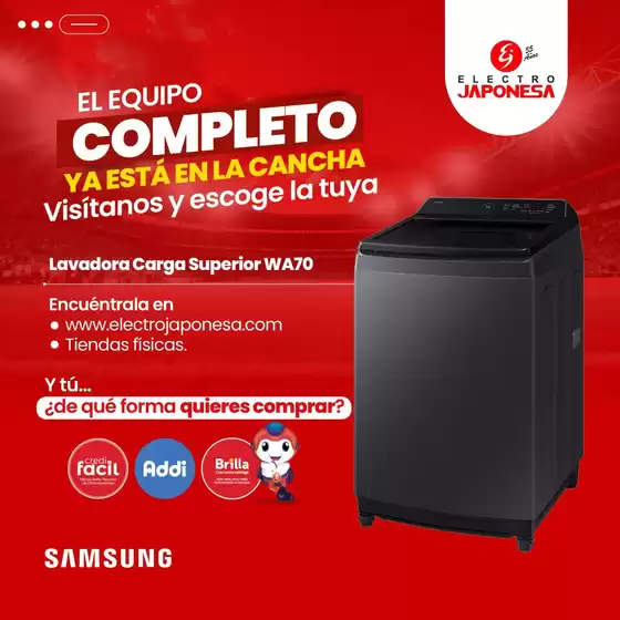 Catálogo Electrojaponesa en Zipaquirá | Descuentos y promociones | 2026-05-22T00:00:00.000Z - 2026-06-05T00:00:00.000Z