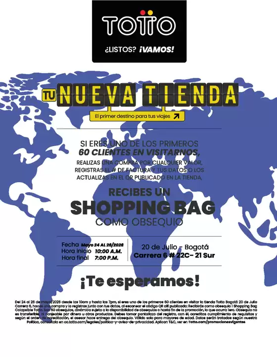 Catálogo Totto en Cali | Ofertas principales y descuentos | 2026-05-24T00:00:00.000Z - 2026-05-26T00:00:00.000Z