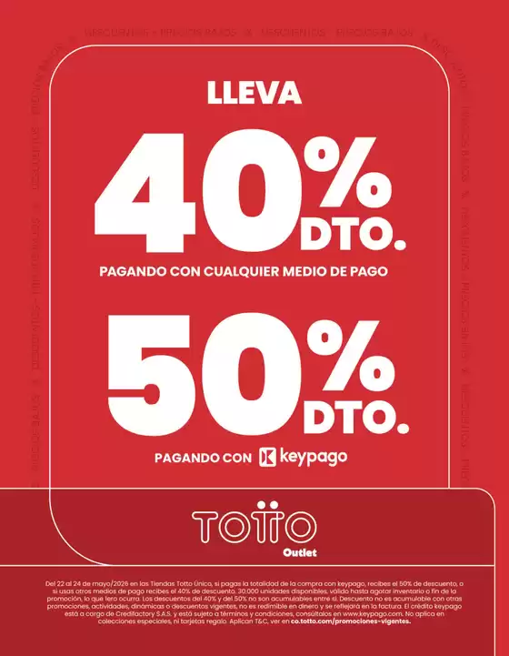 Catálogo Totto en Cali | Ofertas Totto | 2026-05-22T00:00:00.000Z - 2026-05-24T00:00:00.000Z