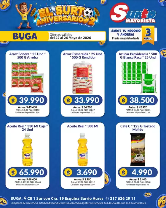 Catálogo Caribe Supermercados en Facatativá | Surto bugaa | 2026-05-22T00:00:00.000Z - 2026-05-26T00:00:00.000Z