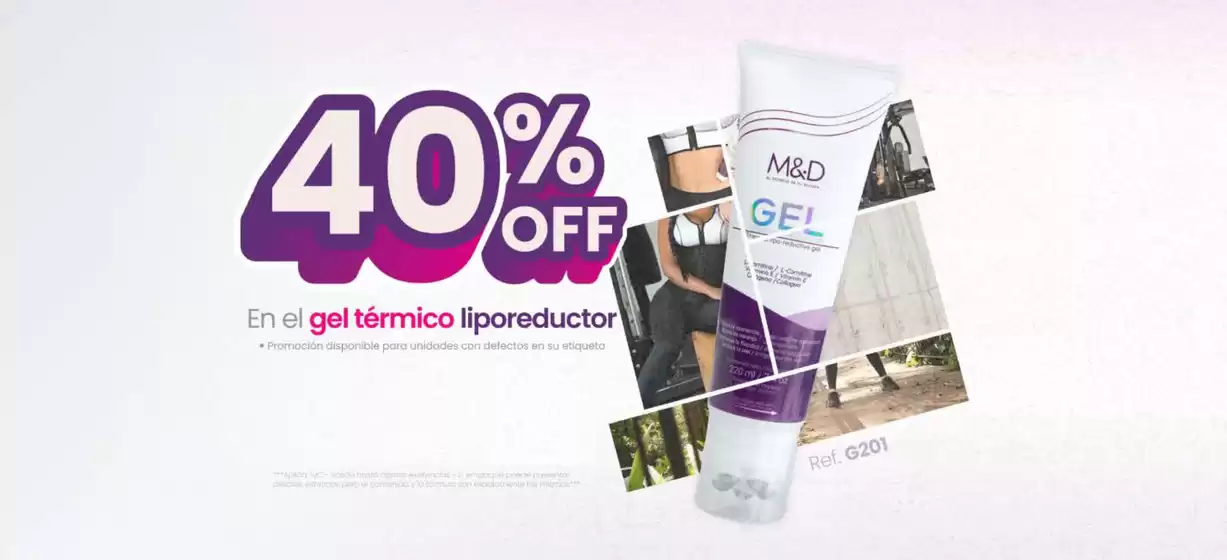 Catálogo Fajas M&D en Montería | 40% OFF en el gel térmico liporeductor | 2026-05-22T00:00:00.000Z - 2026-05-31T00:00:00.000Z