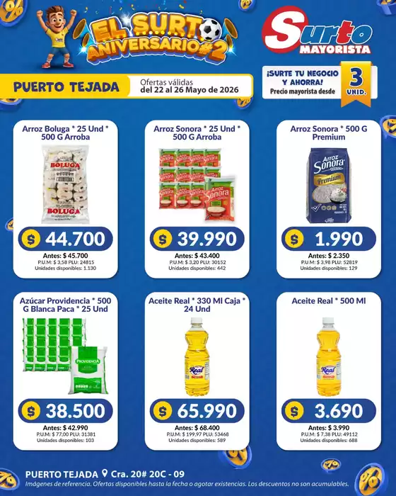 Catálogo Caribe Supermercados en Soacha | Surtopuerto | 2026-05-22T00:00:00.000Z - 2026-05-26T00:00:00.000Z