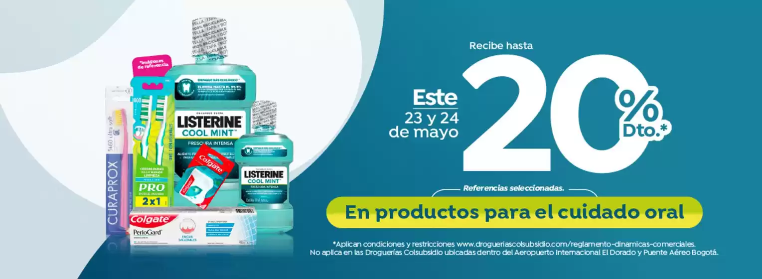 Catálogo Droguerías Colsubsidio en Bosconia | Ofertas especiales para ti | 2026-05-23T00:00:00.000Z - 2026-05-24T00:00:00.000Z