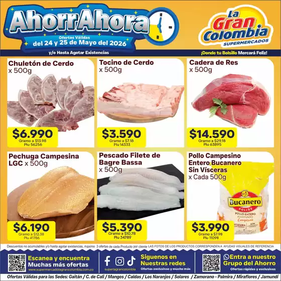 Catálogo La Gran Colombia en Ipiales | Ofertas La Gran Colombia | 2026-05-24T00:00:00.000Z - 2026-05-25T00:00:00.000Z