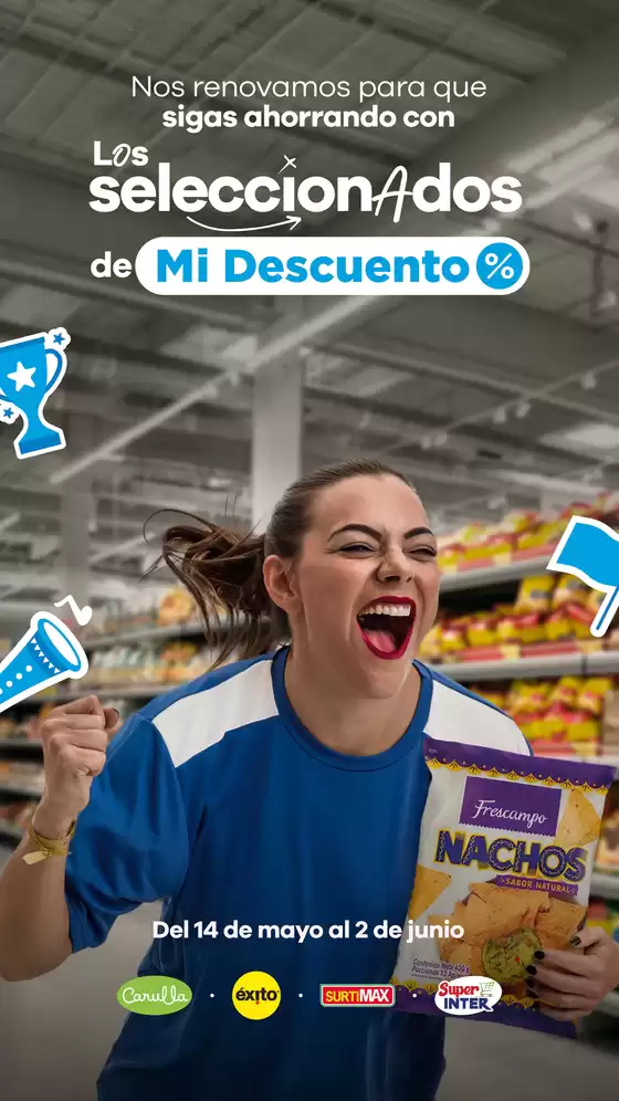 Catálogo Éxito en Villamaría | LOS SELECCIONADOS DE MI DESCUENTO %  | 2026-05-14T00:00:00.000Z - 2026-06-02T00:00:00.000Z