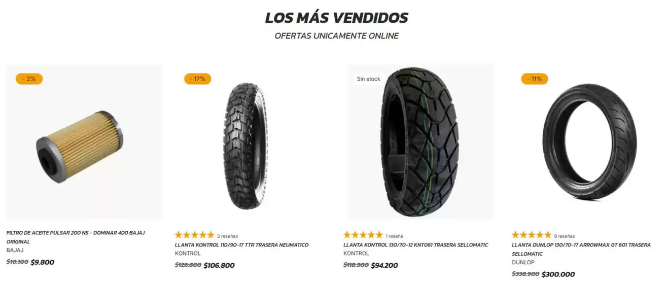 Catálogo Mundimotos en Sabaneta | Los más vendidos | 2026-05-26T00:00:00.000Z - 2026-05-31T00:00:00.000Z