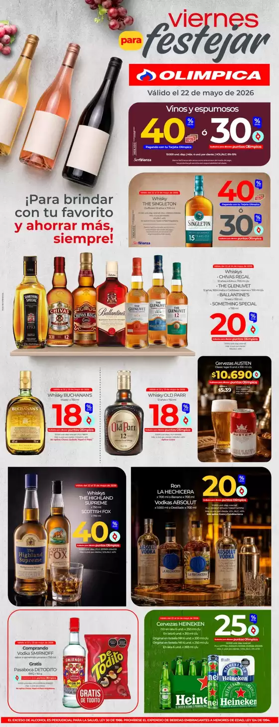 Catálogo Olímpica | Descuentos y promociones | 2026-05-22T00:00:00.000Z - 2026-05-31T00:00:00.000Z