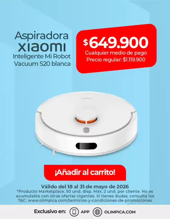 Catálogo Olímpica | Grandes descuentos en productos seleccionados | 2026-05-18T00:00:00.000Z - 2026-05-31T00:00:00.000Z