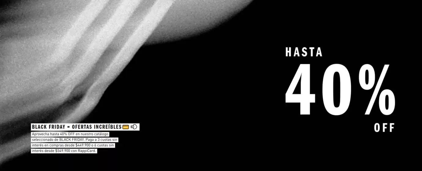 Catálogo Adidas en Montería | Black Days Hasta 40% OFF | 2026-05-28T00:00:00.000Z - 2026-05-31T00:00:00.000Z
