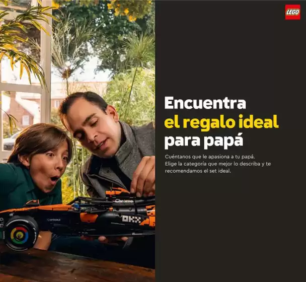 Catálogo LEGO | Encuentra el regalo ideal para Papá | 2026-05-28T00:00:00.000Z - 2026-06-30T00:00:00.000Z