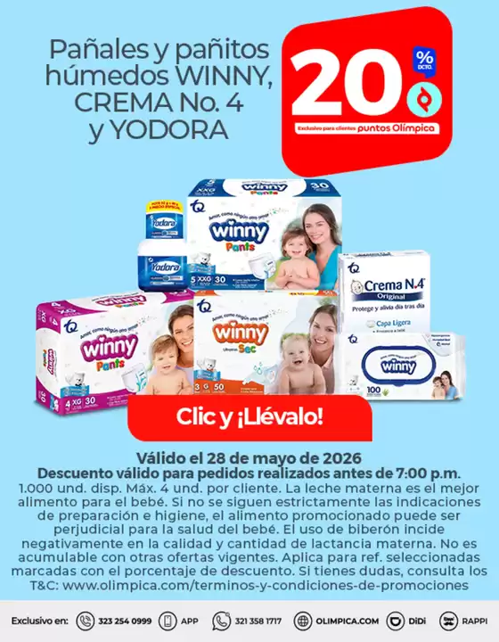 Catálogo Olímpica en Barranquilla | Ofertas especiales para ti | 2026-05-28T00:00:00.000Z - 2026-05-28T00:00:00.000Z