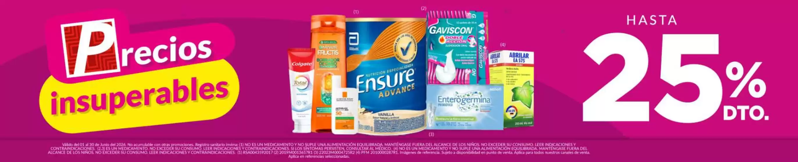Catálogo Farmacias Pasteur en El Dorado | Precio Especial Hasta 25% OFF | 2026-06-01T00:00:00.000Z - 2026-06-30T00:00:00.000Z