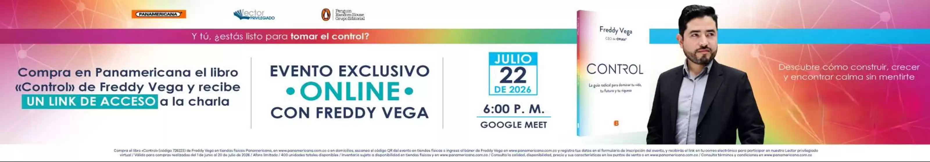 Catálogo Panamericana en El Dorado | Evento Exclusivo Online con Freddy Vega | 2026-06-01T00:00:00.000Z - 2026-06-22T00:00:00.000Z
