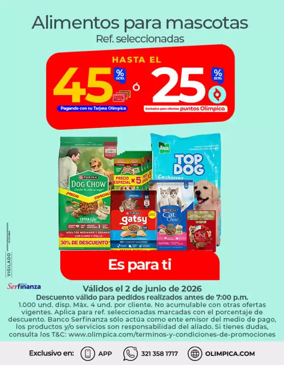 Catálogo Olímpica en Barranquilla | Ofertas principales y descuentos | 2026-06-02T00:00:00.000Z - 2026-06-02T00:00:00.000Z