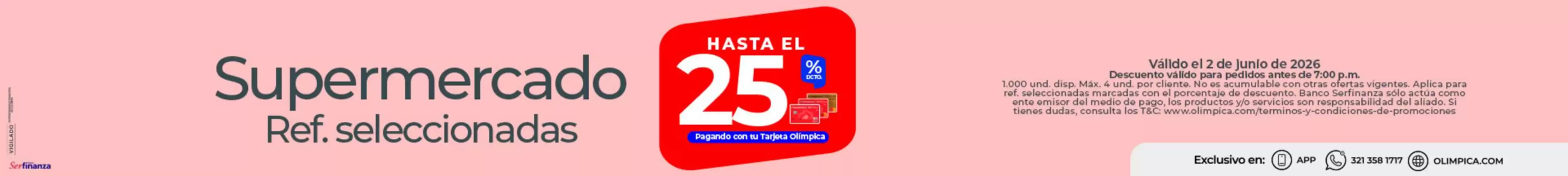 Catálogo Olímpica en Barranquilla | Ofertas especiales para ti | 2026-06-02T00:00:00.000Z - 2026-06-02T00:00:00.000Z
