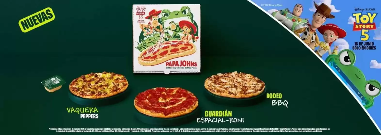 Catálogo Papa John's | Nuevas | 2026-06-03T00:00:00.000Z - 2026-06-30T00:00:00.000Z