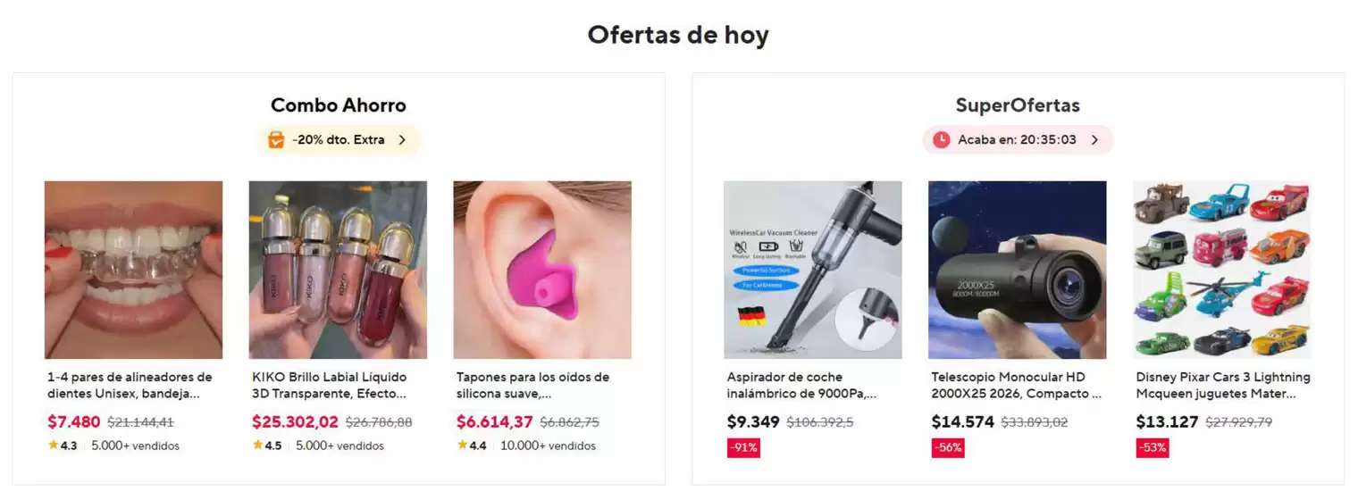 Catálogo Ali Express en Barrancabermeja | Ofertas de hoy | 2026-06-03T00:00:00.000Z - 2026-06-03T00:00:00.000Z