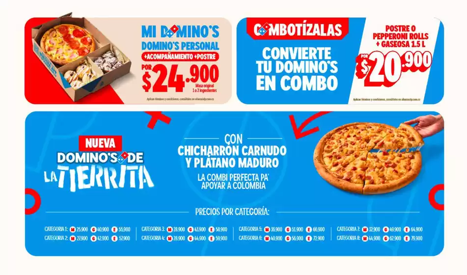 Catálogo Domino's Pizza | Menú Domino's Pizza | 2026-06-03T00:00:00.000Z - 2026-09-30T00:00:00.000Z