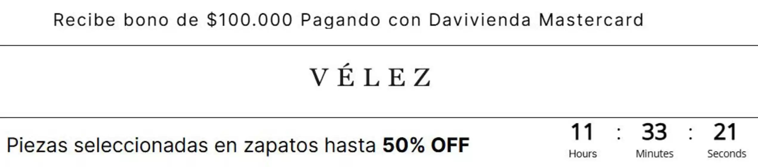 Catálogo Vélez | Black Days Hasta 50% OFF | 2026-06-04T00:00:00.000Z - 2026-06-04T00:00:00.000Z