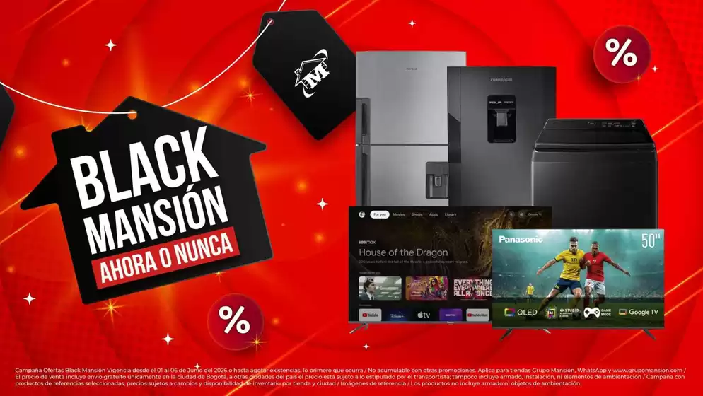 Catálogo Mansión Electrodomésticos | Ofertas Mansión Electrodomésticos | 2026-06-01T00:00:00.000Z - 2026-06-06T00:00:00.000Z