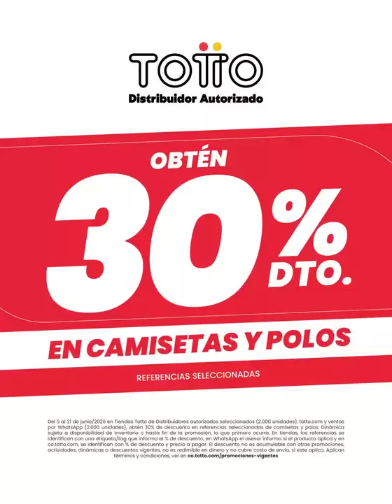 Catálogo Totto | Ofertas Totto | 2026-06-05T00:00:00.000Z - 2026-06-21T00:00:00.000Z