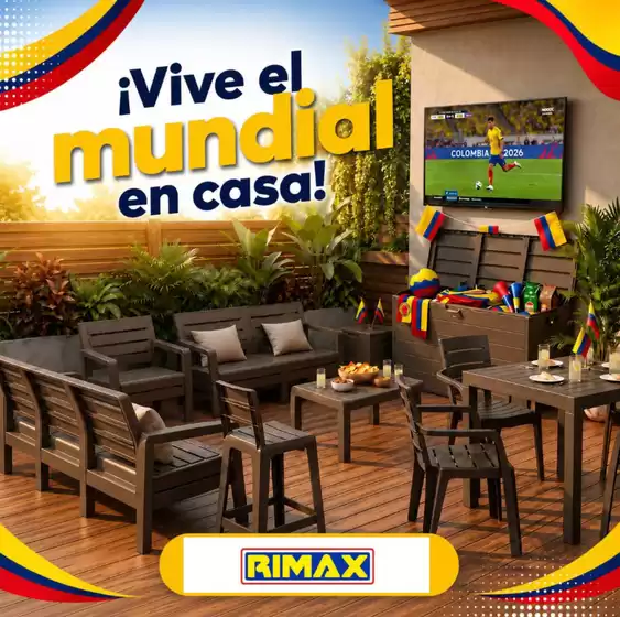 Catálogo Rimax | Vive el Mundial en Casa | 2026-06-05T00:00:00.000Z - 2026-07-31T00:00:00.000Z