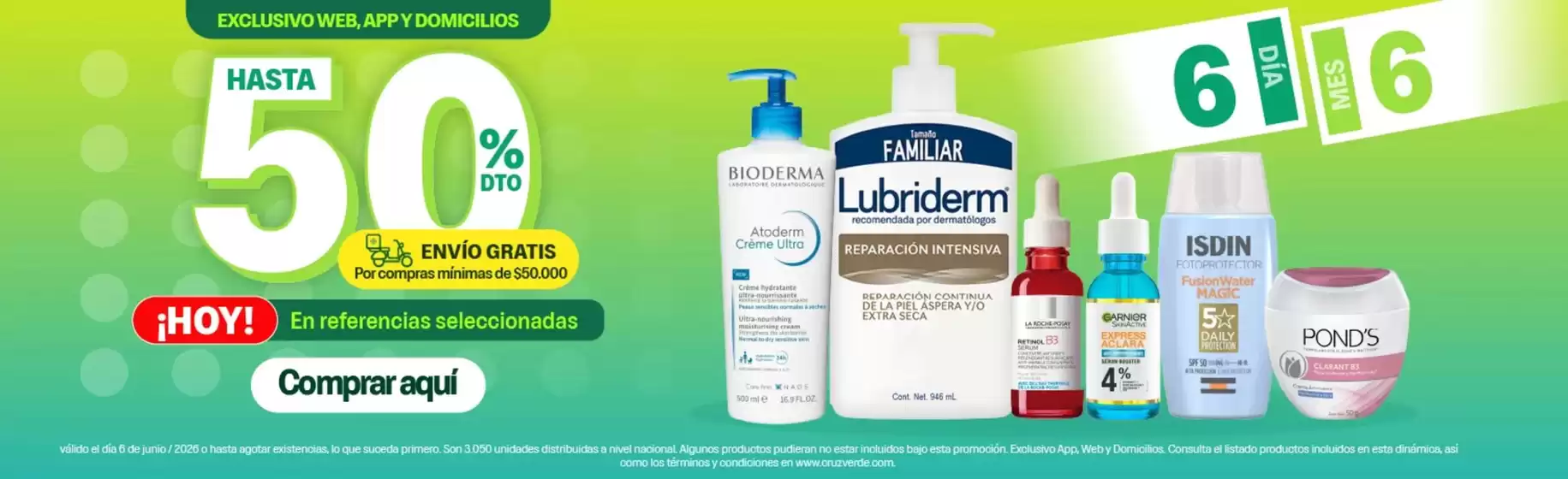 Catálogo Cruz verde | Ofertas principales para todos los cazadores de gangas | 2026-06-06T00:00:00.000Z - 2026-06-06T00:00:00.000Z