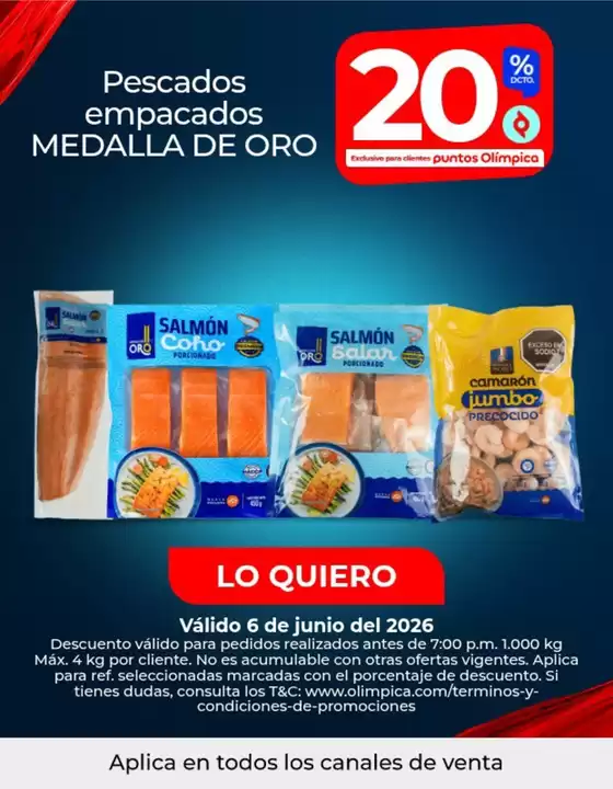 Catálogo Olímpica | Grandes descuentos en productos seleccionados | 2026-06-06T00:00:00.000Z - 2026-06-06T00:00:00.000Z