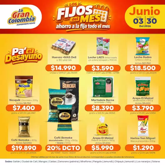 Catálogo La Gran Colombia | Ofertas exclusivas para nuestros clientes | 2026-06-03T00:00:00.000Z - 2026-06-30T00:00:00.000Z