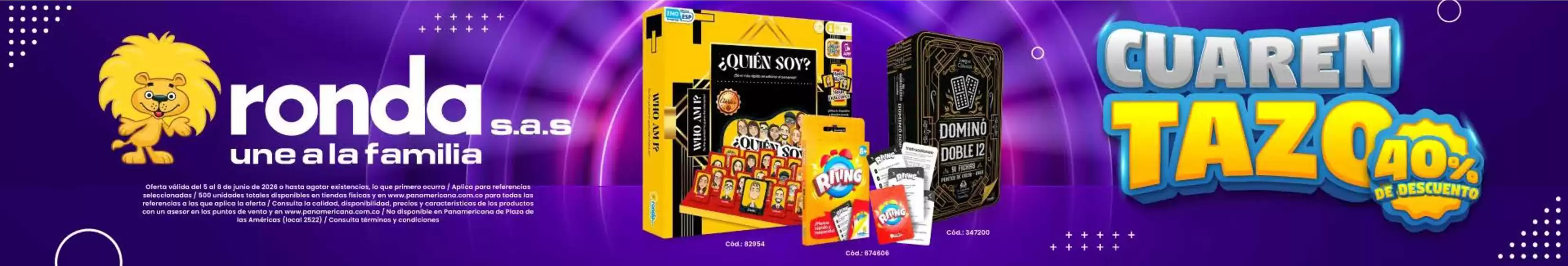 Catálogo Panamericana | Cuaren Tazco 40% OFF | 2026-06-08T00:00:00.000Z - 2026-06-08T00:00:00.000Z
