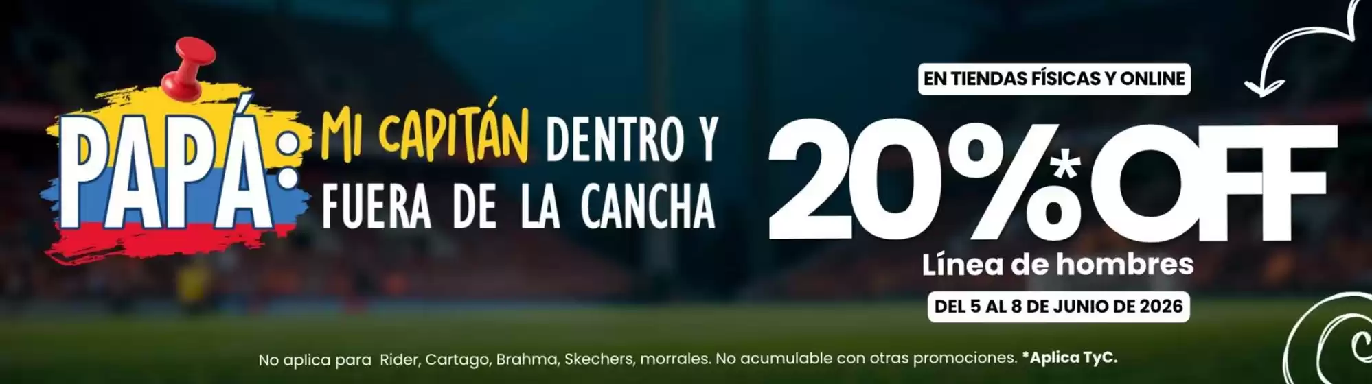Catálogo Calzatodo | Papá mi capitán 20% OFF  | 2026-06-08T00:00:00.000Z - 2026-06-08T00:00:00.000Z